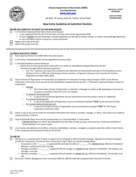 Form LI-212 Entity/Employing Broker License Application - Arizona