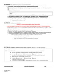 Form LI-212 Entity/Employing Broker License Application - Arizona, Page 3