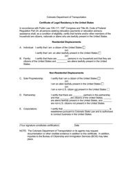CDOT Form 939 Letter: Business - First Negotiation Contact - 90 Day Notice - Colorado, Page 2