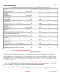 Form Labor_3303 Unpaid Wage Claim Form - Arizona, Page 2
