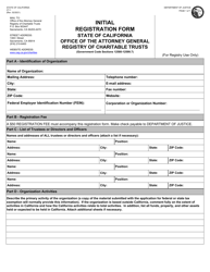 Form CT-1 Initial Registration Form - California