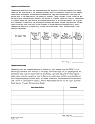 Form FDACS-01722 Summer Food Service Program Application - Florida, Page 6