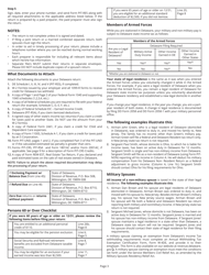 Instructions for Form PIT-RES Delaware Individual Resident Income Tax Return - Delaware, Page 3