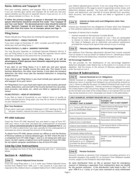 Instructions for Form PIT-RES Delaware Individual Resident Income Tax Return - Delaware, Page 5