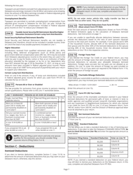 Instructions for Form PIT-RES Delaware Individual Resident Income Tax Return - Delaware, Page 7