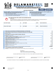 Document preview: Form PIT-STC Special Tax Computation for Lump Sum Distribution From Qualified Retirement Plan - Delaware