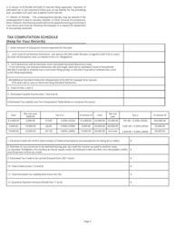 Instructions for Form PIT-EST Declaration of Estimated Income Tax for Individuals - Delaware, Page 2