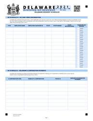 Form PIT-RSS Individual Resident Income Tax Form Schedule - Delaware, Page 2