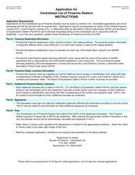 Form BOF4080 Application for Centralized List of Firearms Dealers - California, Page 5