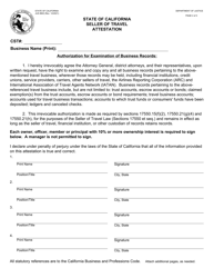 Form JUS8902 Seller of Travel Attestation - California, Page 2