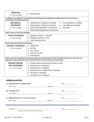 Form SDT007 Protective Action Response Training Plan - Florida, Page 2