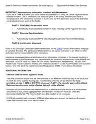Instructions for Form DHCS3078 Dental Hygienist Services Alternate Payment Methodology Worksheet - California, Page 4