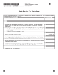 Form DR0103 State Service Fee Worksheet - Colorado, Page 2