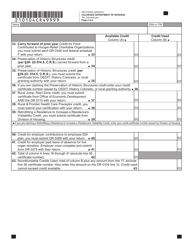 Form DR0104CR Individual Credit Schedule - Colorado, Page 4