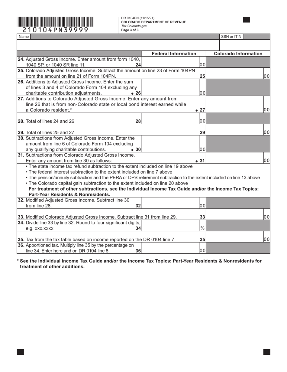 Form DR0104PN 2021 Fill Out Sign Online And Download Fillable PDF   Page 3 Thumb 950 