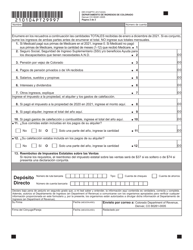 Formulario DR0104PTC Solicitud De Reembolso De Impuestos a La Propiedad/Alquiler/Calefaccion En Colorado - Colorado (Spanish), Page 2