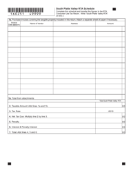 Form DR0251 Rta Consumer Use Tax Return - Colorado, Page 6