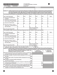 Form DR1366 Enterprise Zone Credit and Carryforward Schedule - Colorado, Page 6