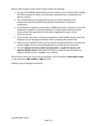 Form myCalPERS0841 Election of Optional Membership - Elective Officer - California, Page 2