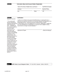 Form myCalPERS2201 Mandatory Refund Election Form With Required Minimum Distribution - California, Page 6