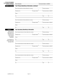Form myCalPERS0776 Post-retirement Nonmember Lump-Sum Beneficiary Designation - California, Page 2