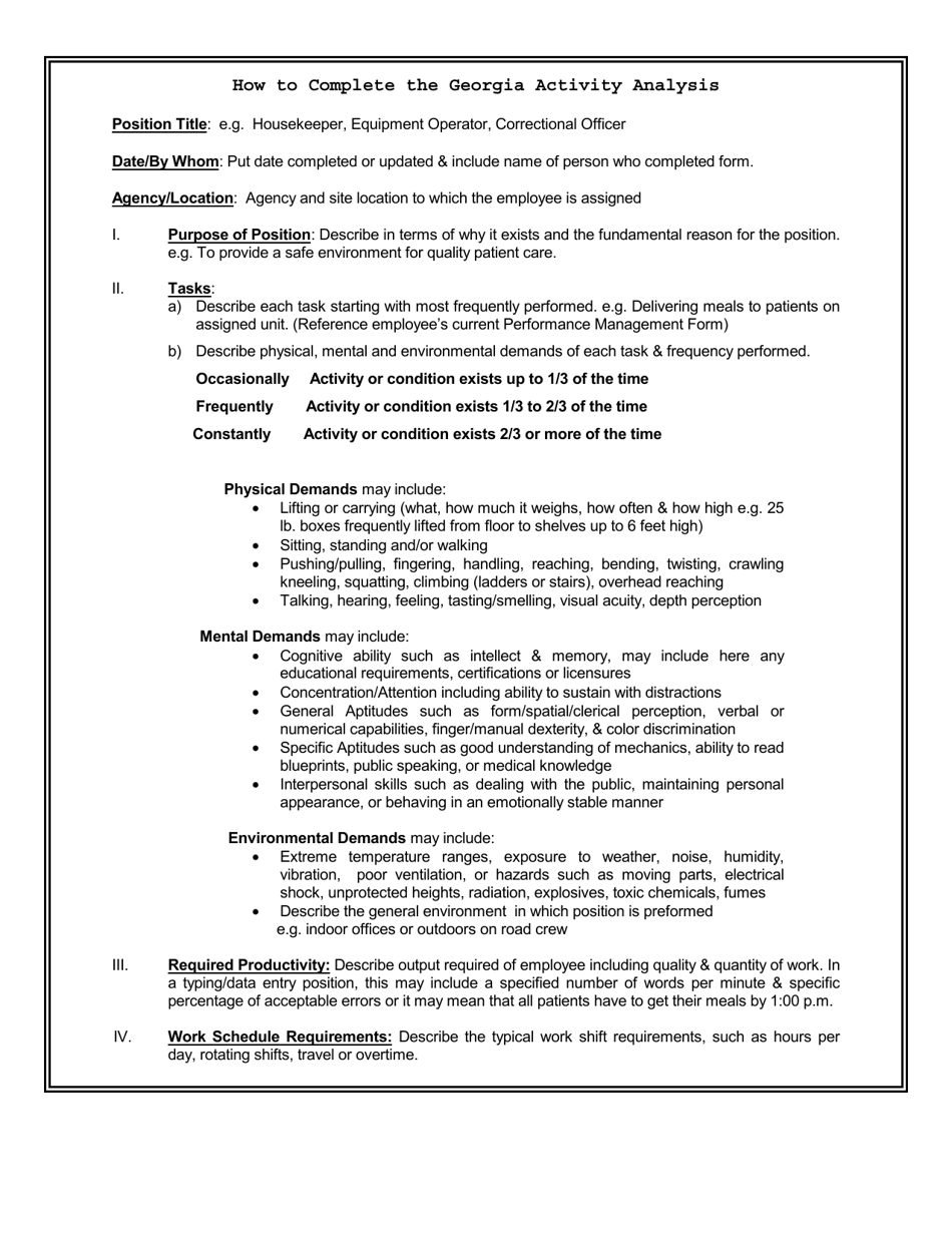 Georgia Activity Analysis - Georgia (United States), Page 2