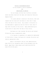 Form LIRAB2 Covid Notice of Non-hearing Motion - Hawaii, Page 2