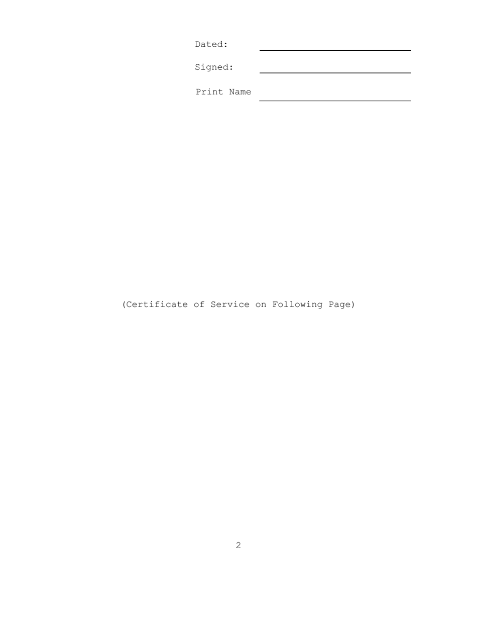 Form LIRAB2 Covid Notice of Non-hearing Motion - Hawaii, Page 3