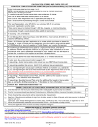Form HSMV83140 License Plate Rate Chart - Florida, Page 4