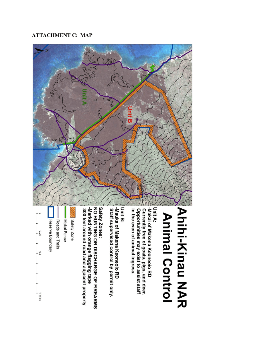 Permit Application to Assist With Wildlife Control in Ahihi-Kinau Natural Area Reserve, Maui - Hawaii, Page 5