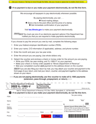 Document preview: Form IL-1065-V Payment Voucher for Partnership Replacement Tax - Illinois, 2022