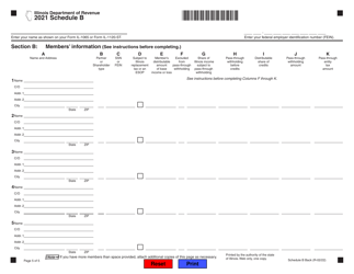 Form IL-1120-ST Small Business Corporation Replacement Tax Return - Illinois, Page 5