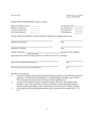 BIE Form 62107 Tribal Colleges &amp; Universities Grant Application Form, Page 2