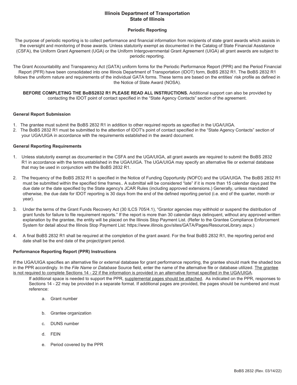 Form BoBS2832 Periodic Reporting - Illinois, Page 5