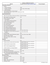 Form D7 PI0300 Materials Source List - Illinois, Page 2