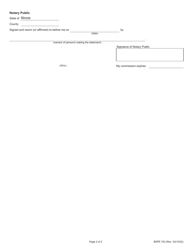 Form BSPE702 Waiver or Release of Liability - Illinois, Page 2