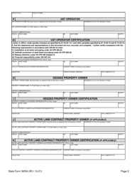 State Form 56554 Underground Storage Tank Systems Closure Report - Indiana, Page 2