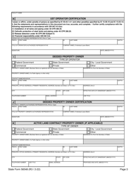 State Form 56548 Initial Registration for Underground Storage Tank Systems - Indiana, Page 3