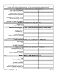 State Form 45223 Notification for Underground Storage Tank Systems - Indiana, Page 6