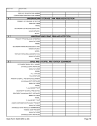 State Form 45223 Notification for Underground Storage Tank Systems - Indiana, Page 9