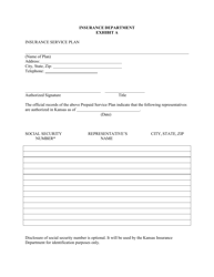 Application for New or Renewal Certificate of Registration - Prepaid Legal of Dental Service Plans - Kansas, Page 6