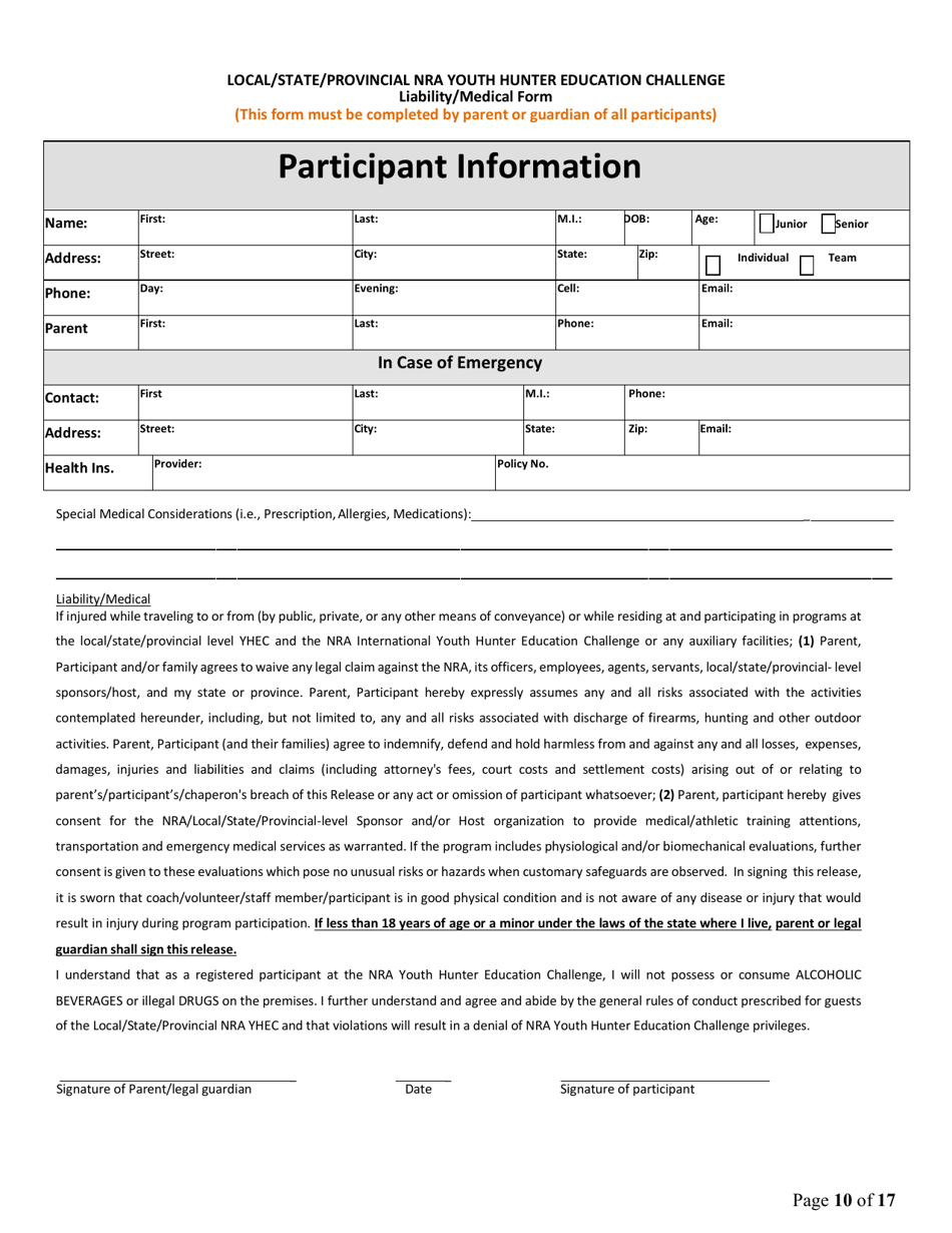 Iowa Youth Hunter Education Challenge - Iowa, Page 10