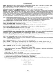Form BI-1 Organization&#039;s Monthly Bingo Report - Kansas, Page 6