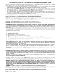 Form PV-PP-1A Kansas Personal Property Assessment Form - Kansas, Page 2