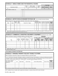 Form PV-PP-1A Kansas Personal Property Assessment Form - Kansas, Page 3
