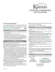 Form CT-10U Consumers&#039; Compensating Use Tax Return and Voucher - Kansas