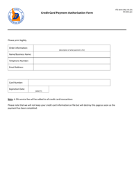 Form ITD4014 &quot;Credit Card Payment Authorization Form&quot; - Idaho