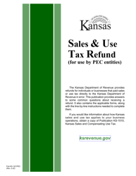 Document preview: Form ST-21PEC Sales and Use Tax Refund Application for Use by Pec Entities - Kansas