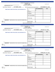 Form MT-5 Mineral Tax Return - Gas Severance - Kansas, Page 5