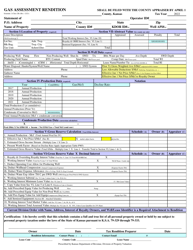 Schedule 2 Gas Assessment Rendition - Kansas